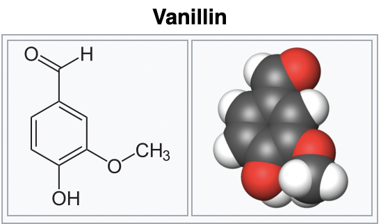 Vanillin-Molecule